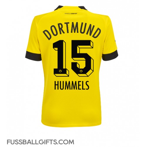 Borussia Dortmund Mats Hummels #15 Fußballbekleidung Heimtrikot Damen 2022-23 Kurzarm